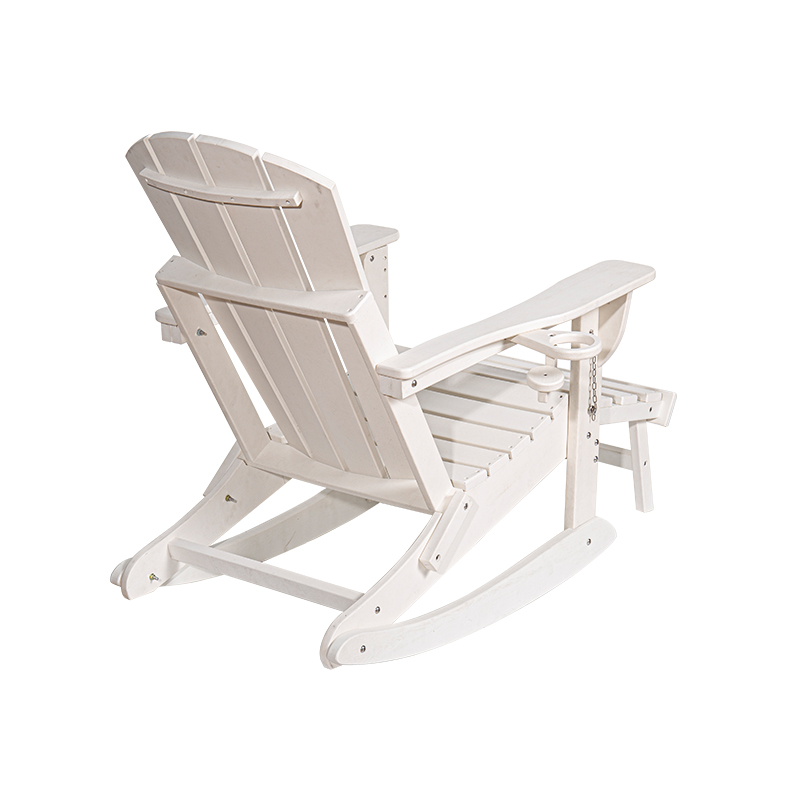 White Legrest Three-in-One Multifunctional Rocking Chair