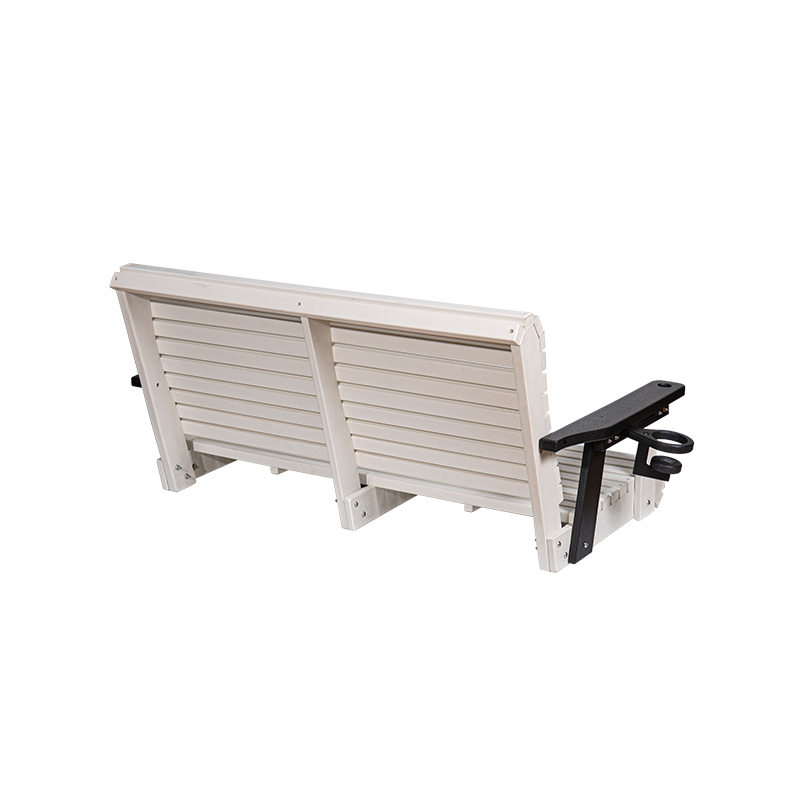 Puting HDPE Outdoor Swing Bench