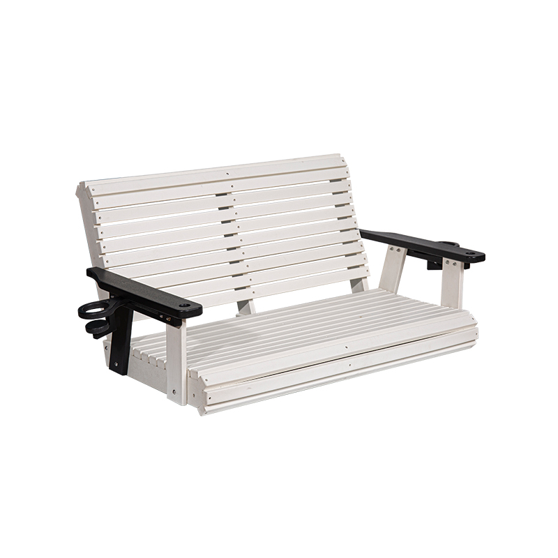 Puting HDPE Outdoor Swing Bench