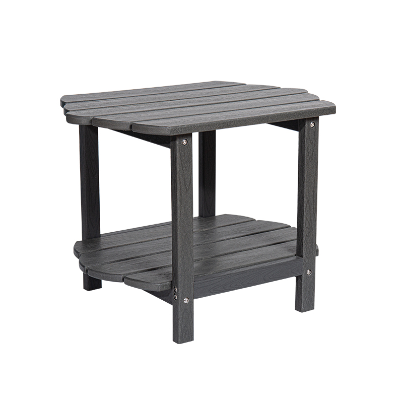 Matibay at Matibay Modernong Minimalist Two-Tier Coffee Table HDPE Material