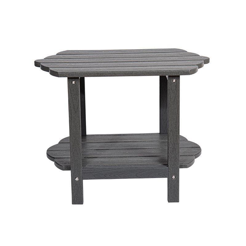 Matibay at Matibay Modernong Minimalist Two-Tier Coffee Table HDPE Material