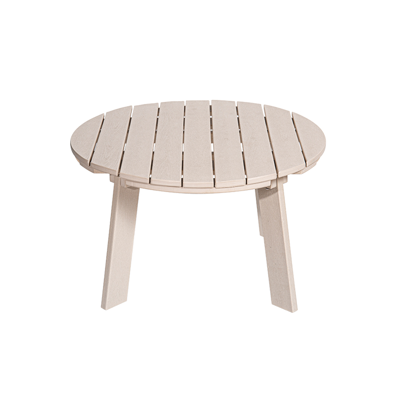 Compact HDPE Round Mini Table na may 304 Stainless Steel Fasteners, Magaan at Matibay