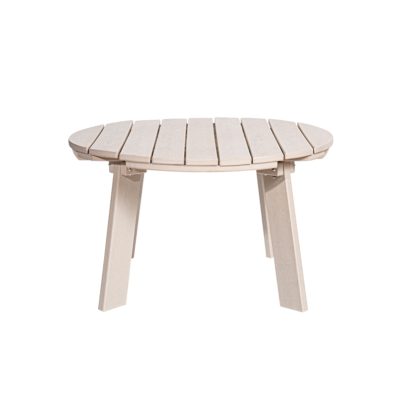 Compact HDPE Round Mini Table na may 304 Stainless Steel Fasteners, Magaan at Matibay