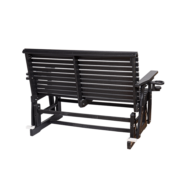 Lumalaban sa Panahon HDPE Outdoor Patio Glider Chair