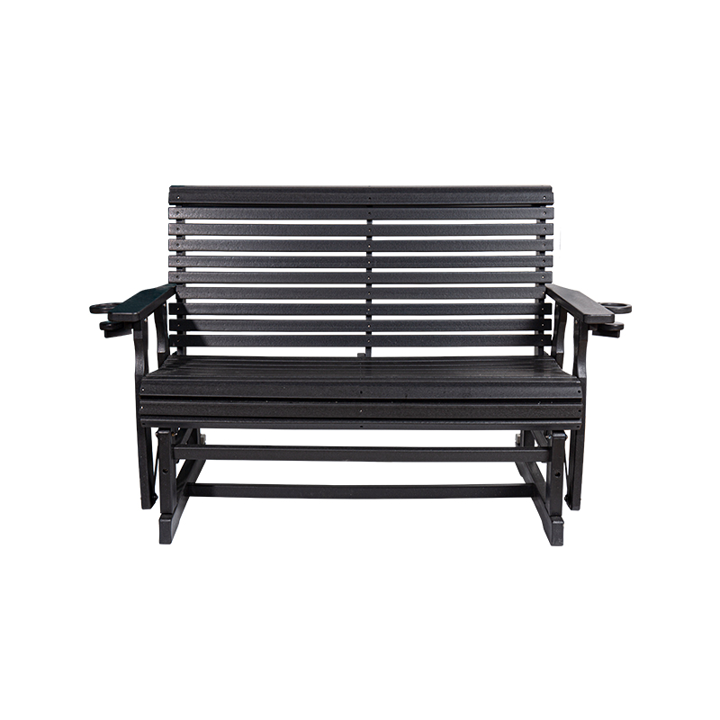 Lumalaban sa Panahon HDPE Outdoor Patio Glider Chair