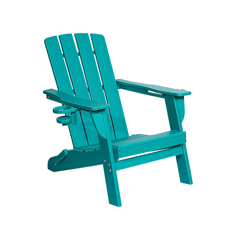 Lake Blue Small HDPE Adirondack Chair na may Stainless Steel Hardware