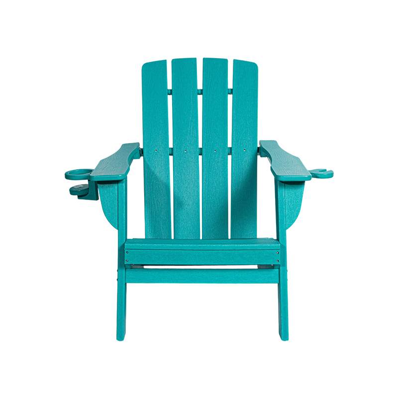 Lake Blue Small HDPE Adirondack Chair na may Stainless Steel Hardware