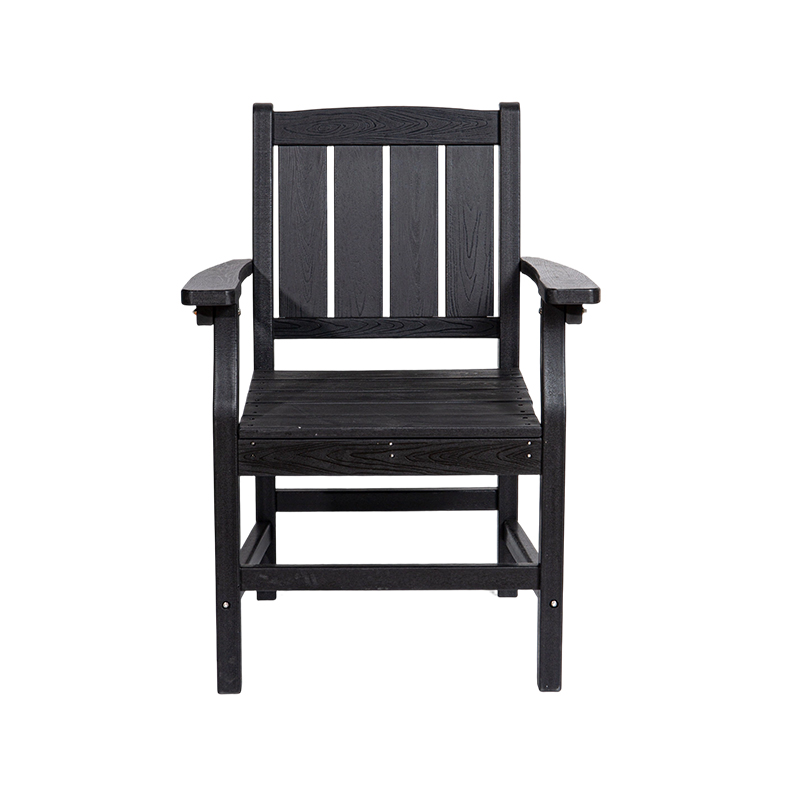 Compact Lightweight HDPE Dining Chair para sa Indoor at Outdoor na Paggamit